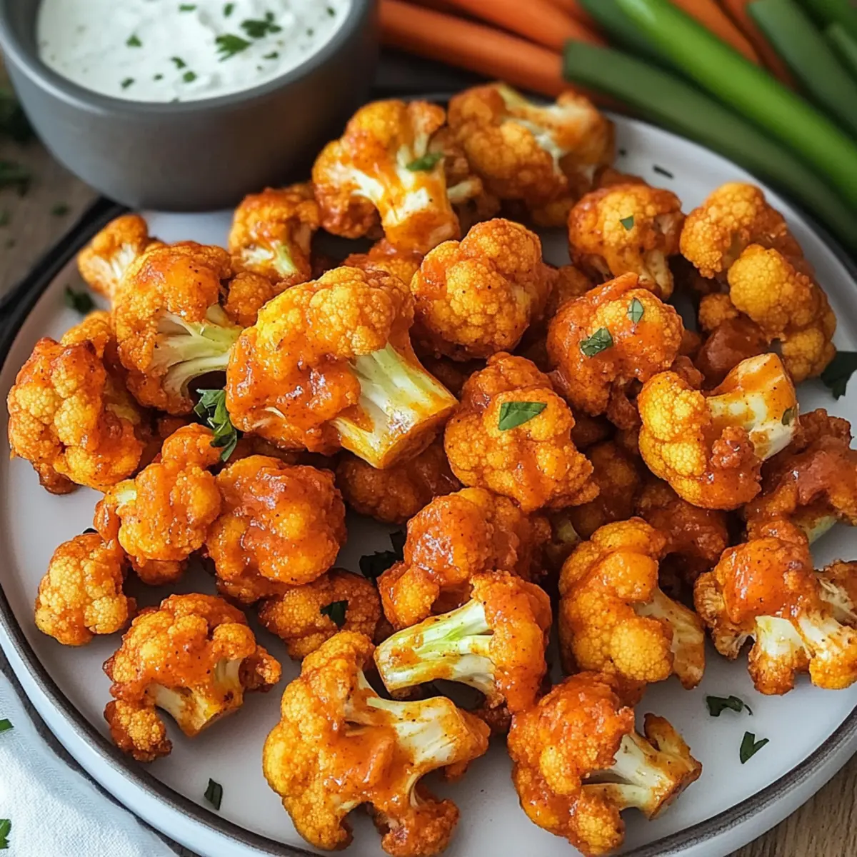 Buffalo Blumenkohl HeiAluftfritteuse Rezept einfach zubereiten. th6j2c